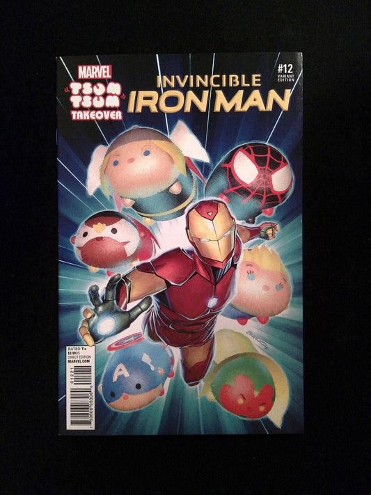 Invincible Iron Man #12B  MARVEL Comics 2016 NM  PETERSON VARIANT