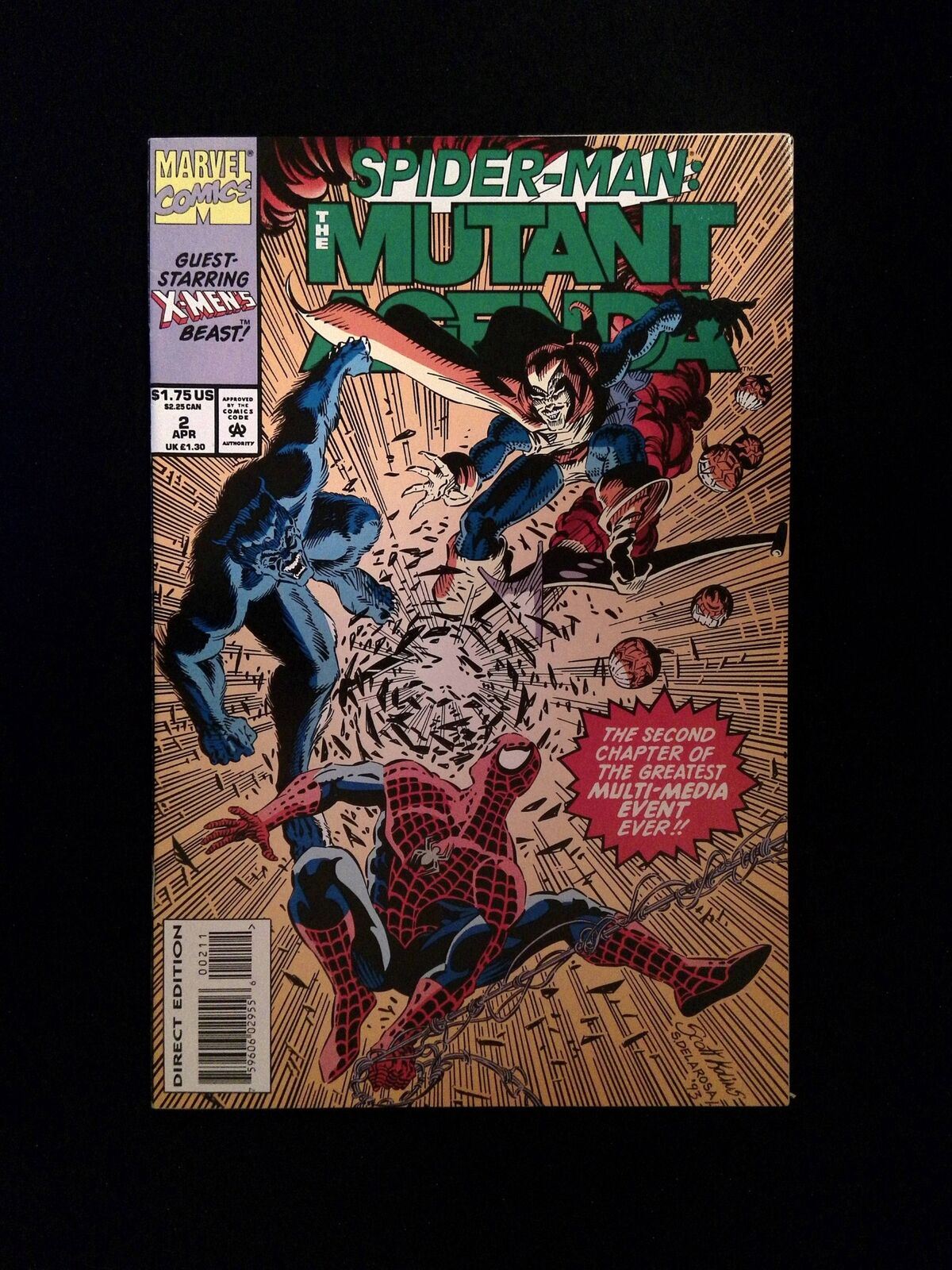 Spider-Man The Mutant Agenda #2  MARVEL Comics 1994 VF+