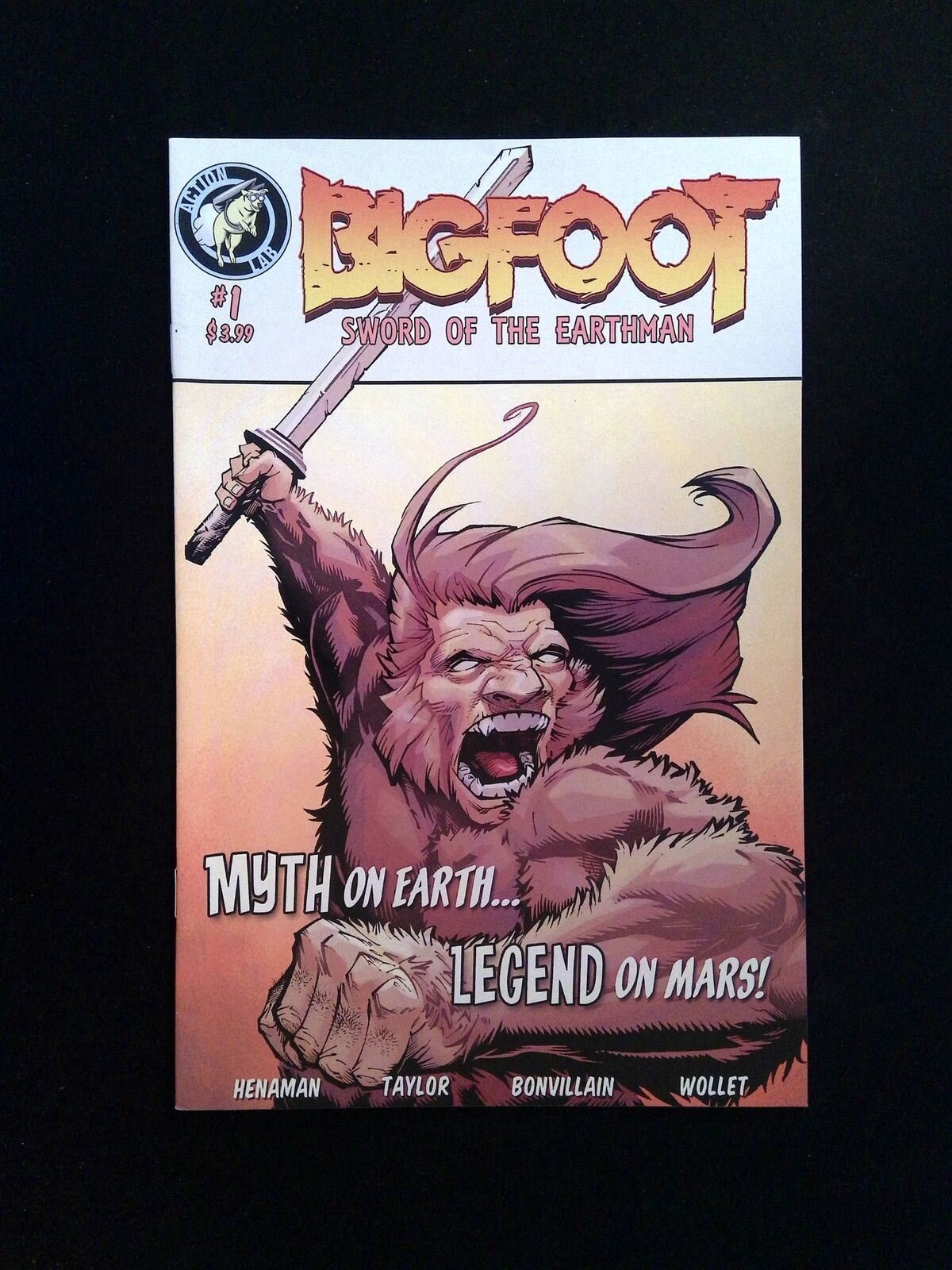 Bigfoot Sword of the Earthman #1  Ape Comics 2015 VF+