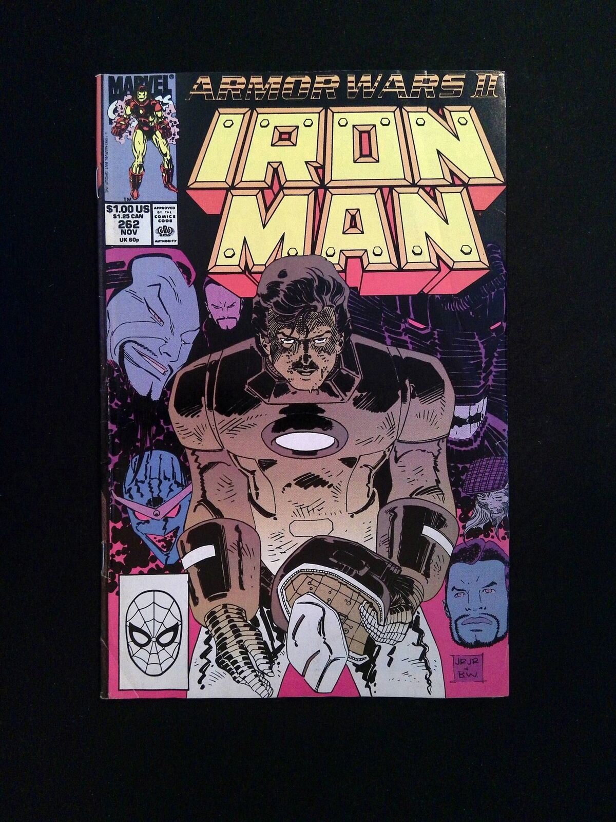 Iron Man #262  MARVEL Comics 1990 FN+