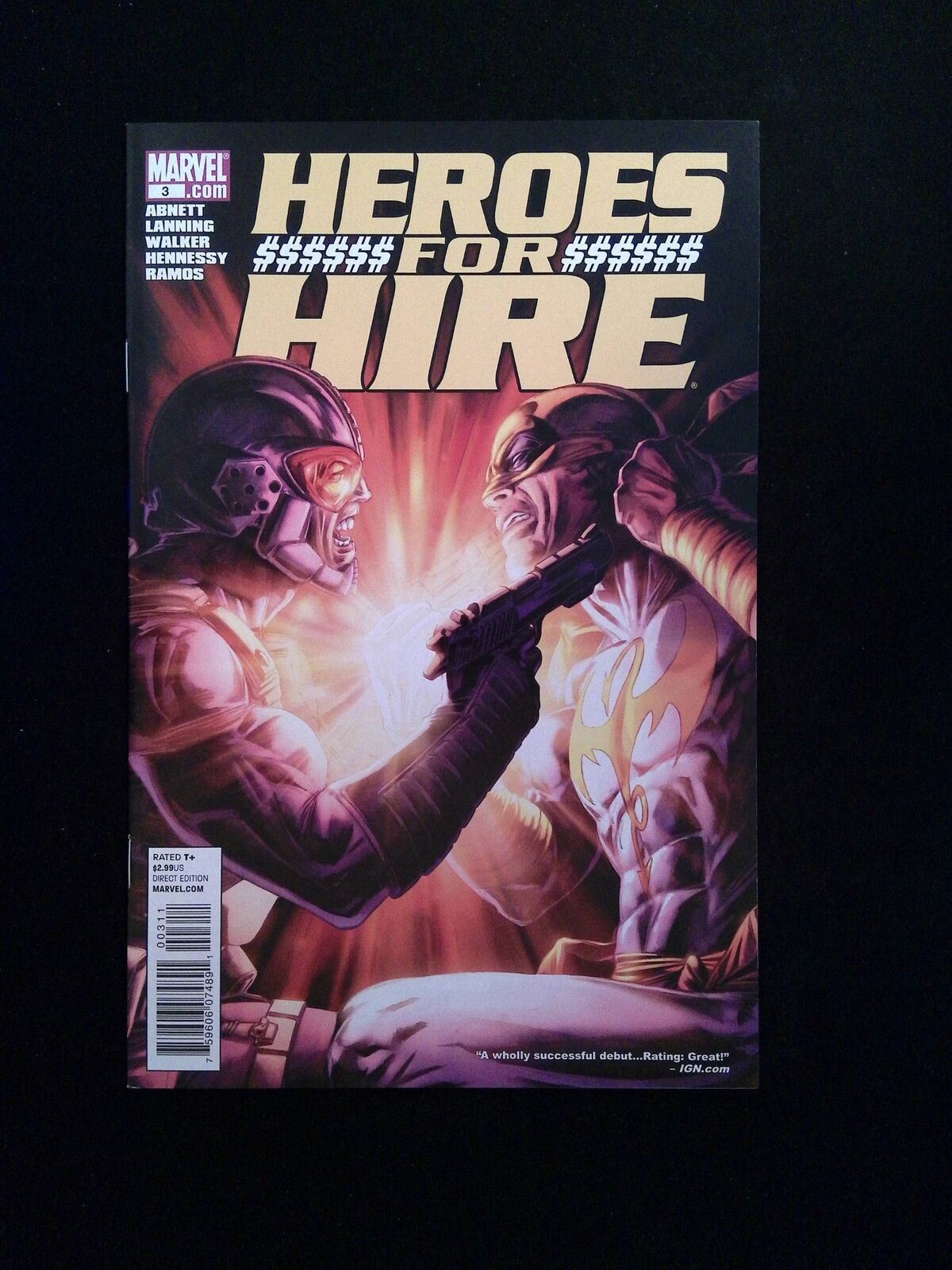 Heroes for Hire #3 (3RD SERIES) MARVEL Comics 2011 VF+