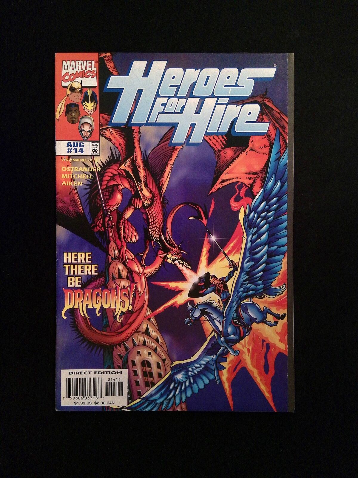 Heroes for Hire #14  MARVEL Comics 1998 VF+