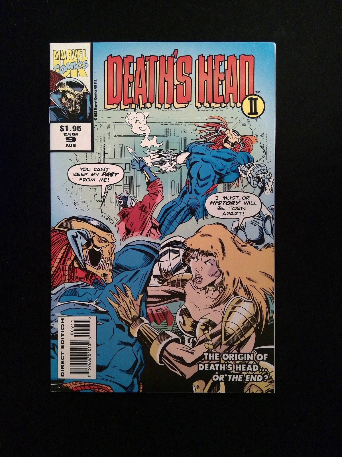 Death's Head II #9 (2ND SERIES) MARVEL Comics 1993 VF/NM