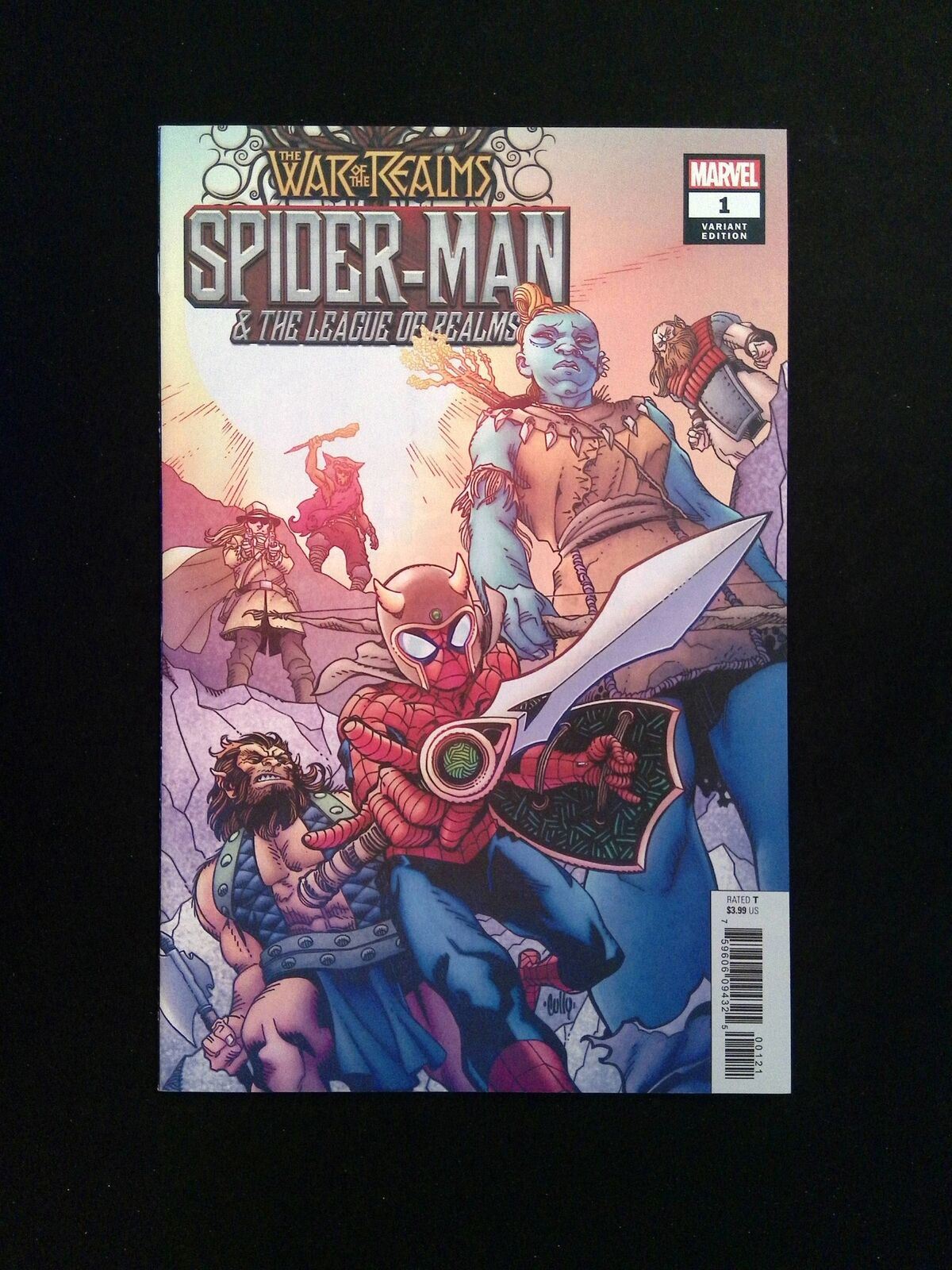 War Of The Realms Spider-Man & The League Of Realms #1 MARVEL 2019 VF+ VARIANT