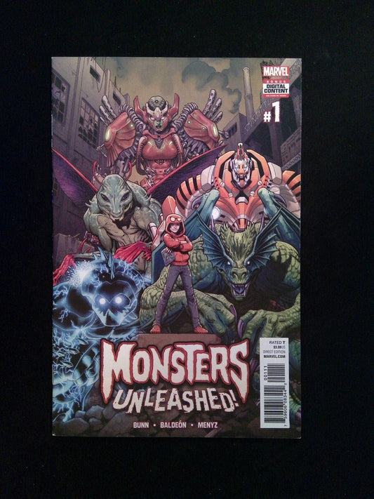 Monsters Unleashed #1 (2ND SERIES) MARVEL Comics 2017 VF+