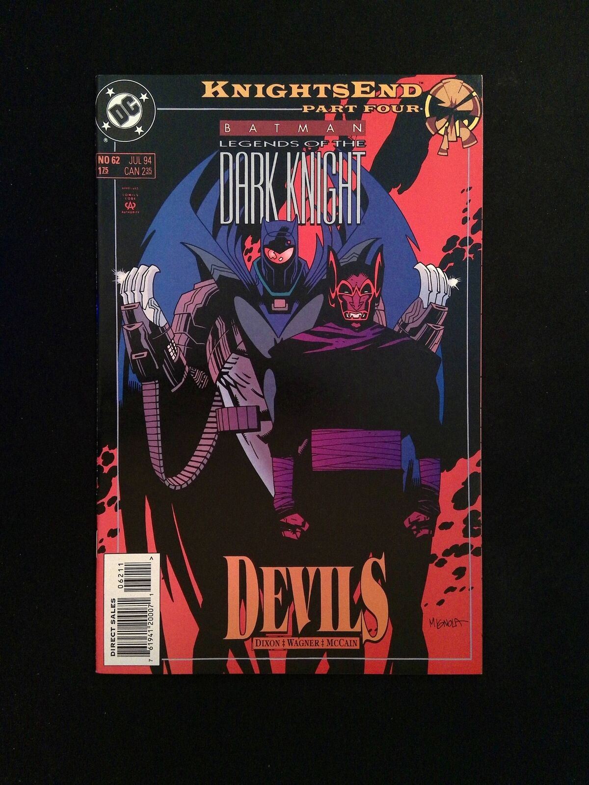 Batman Leyends of the Dark Knight #62  DC Comics 1994 NM