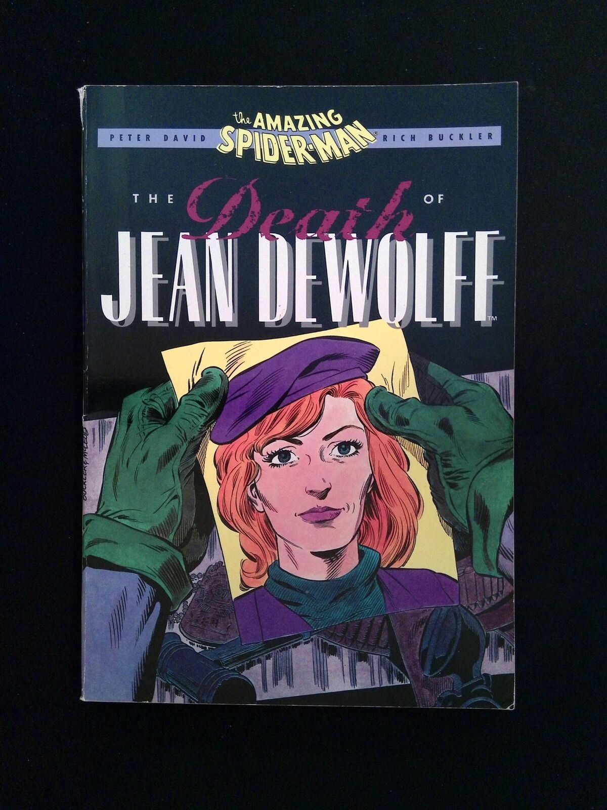 Amazing Spider-Man The Death of Jean DeWolff TPB #1 MARVEL 1990 VF- VARIANT