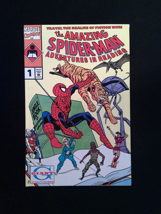 Amazing Spider-Man Adventures in Reading Giveaway #1 MARVEL 1993 VF+ VARIANT