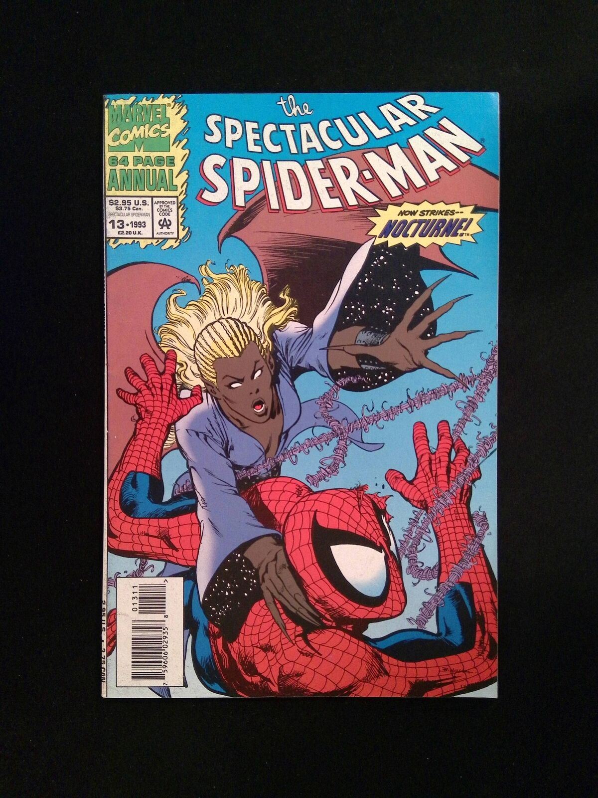 Spectacular Spider-Man Annual #13 MARVEL 1993 VF+ NEWSSTAND BINGHAM VARIANT