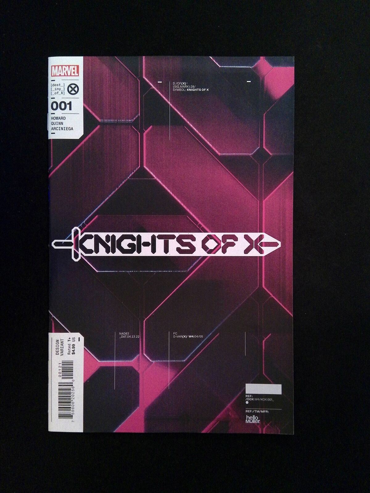 Knights Of X #1B  MARVEL Comics 2022 NM  Muller Variant