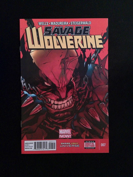 Savage Wolverine #7  MARVEL Comics 2013 VF/NM