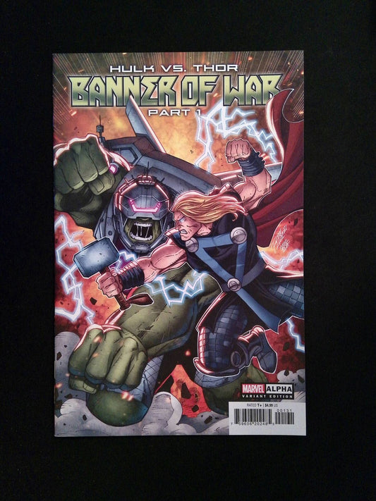 Hulk Vs. Thor Banner Of War Alpha #1C  MARVEL Comics 2022 NM  RON VARIANT