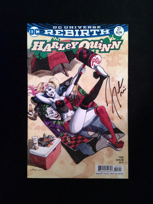 Harley Quinn #27  DC Comics 2017 NM Signed by Frank Tieri