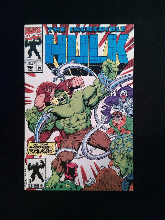 Incredible Hulk #403  MARVEL Comics 1993 VF/NM