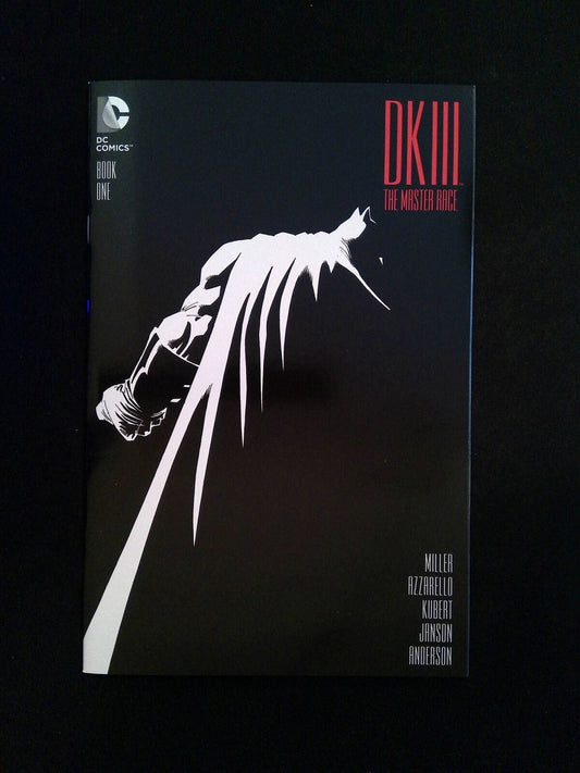 Dark Knight III Master Race #1  MARVEL Comics 2016 NM