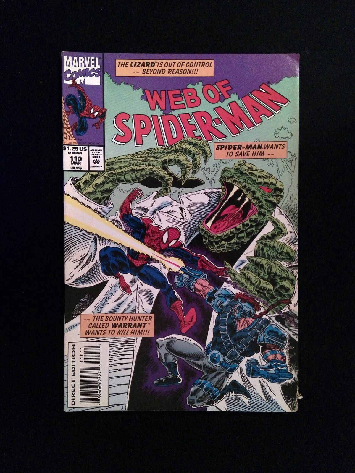 Web of Spider-Man #110  MARVEL Comics 1994 FN/VF
