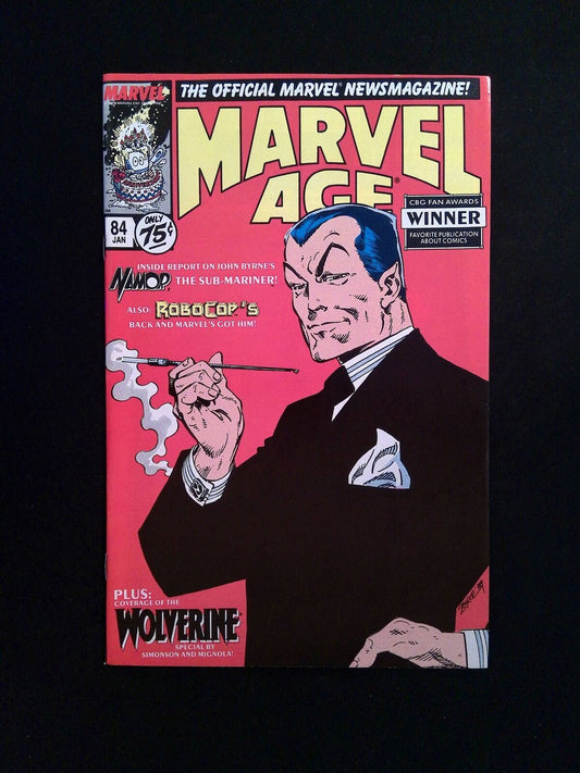 Marvel Age #84  Marvel Comics 1990 VF+