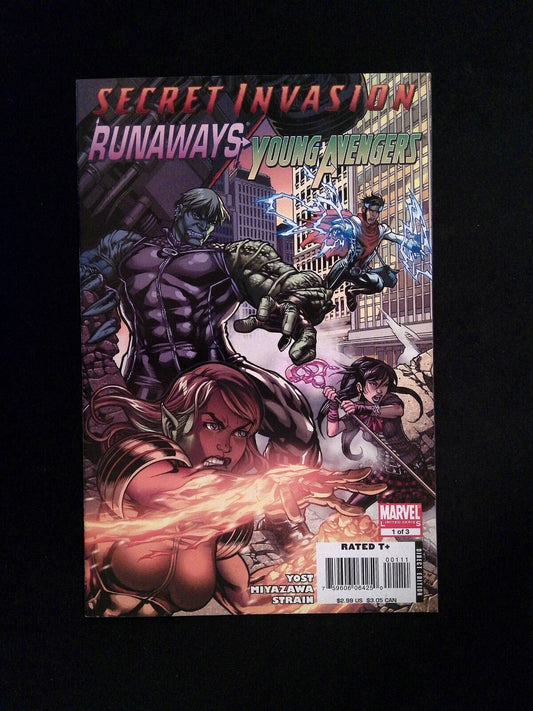 Secret Invasion Runaways Young Avengers #1  Marvel Comics 2008 VF+