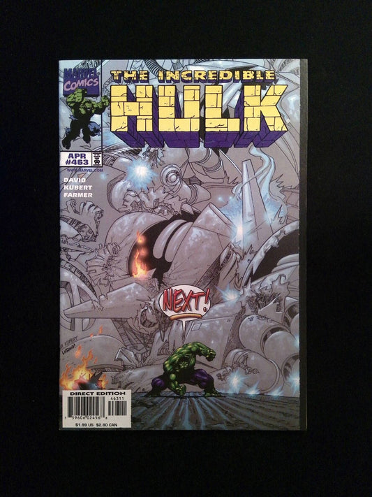 Incredible Hulk #463  MARVEL Comics 1998 VF/NM