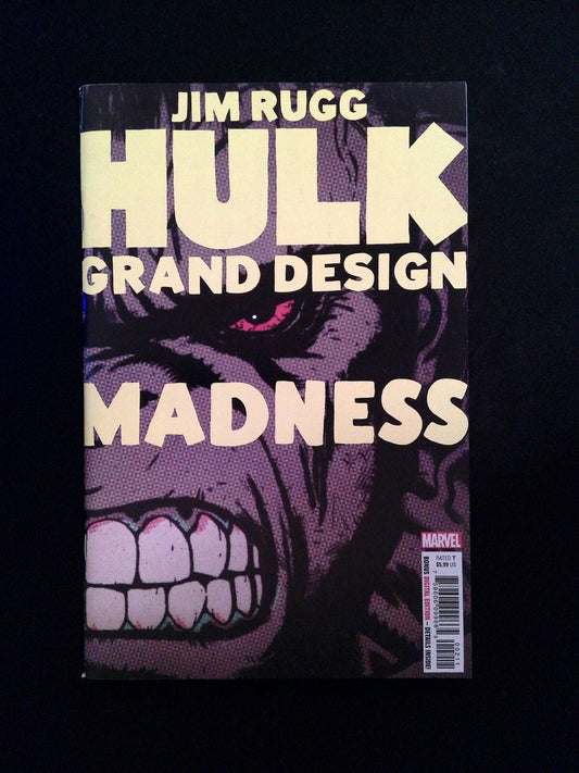Hulk Grand Design Madness #1  Marvel Comics 2022 NM-