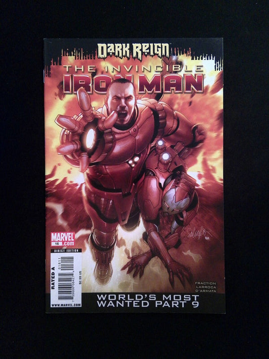 Invincible Iron Man #16  Marvel Comics 2009 VF+