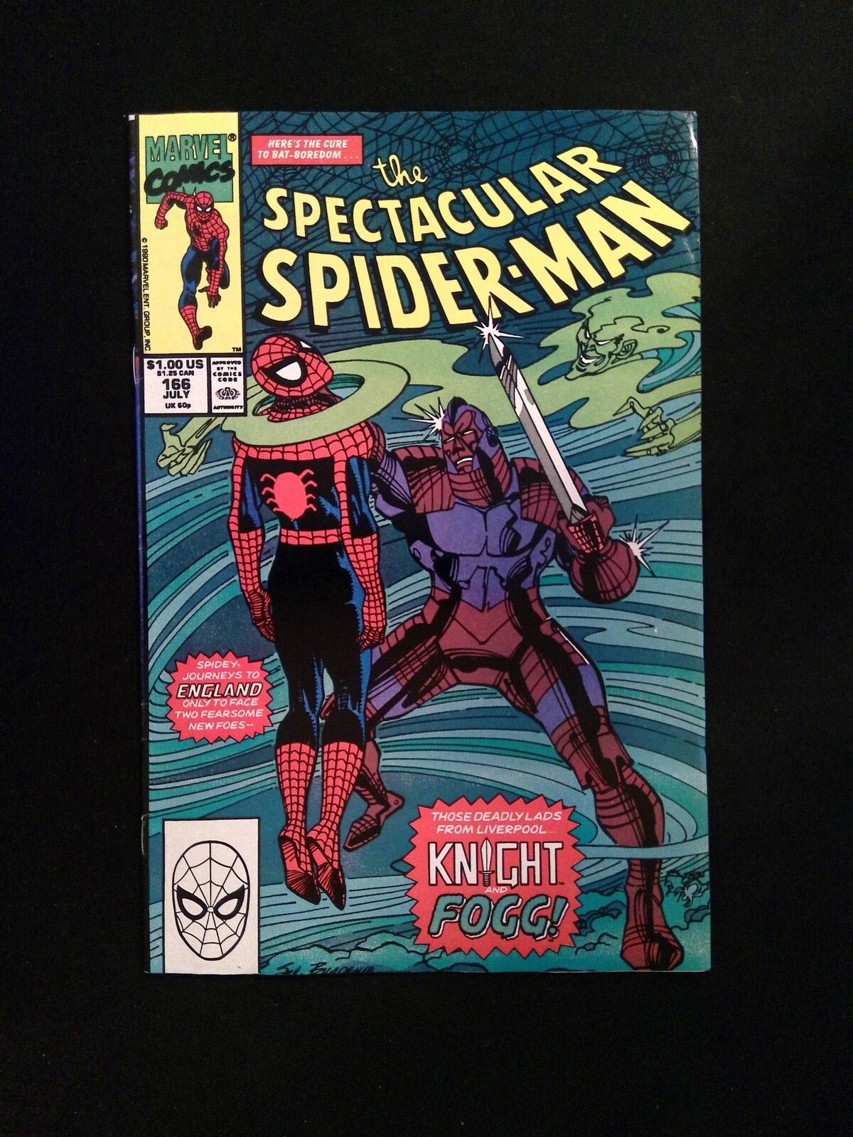 Spectacular Spider-Man  #166  MARVEL Comics 1990 VF-