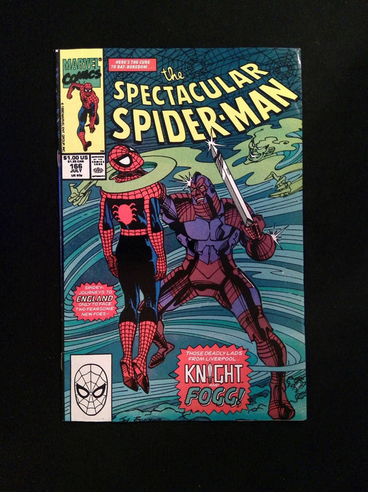 Spectacular Spider-Man  #166  MARVEL Comics 1990 VF-