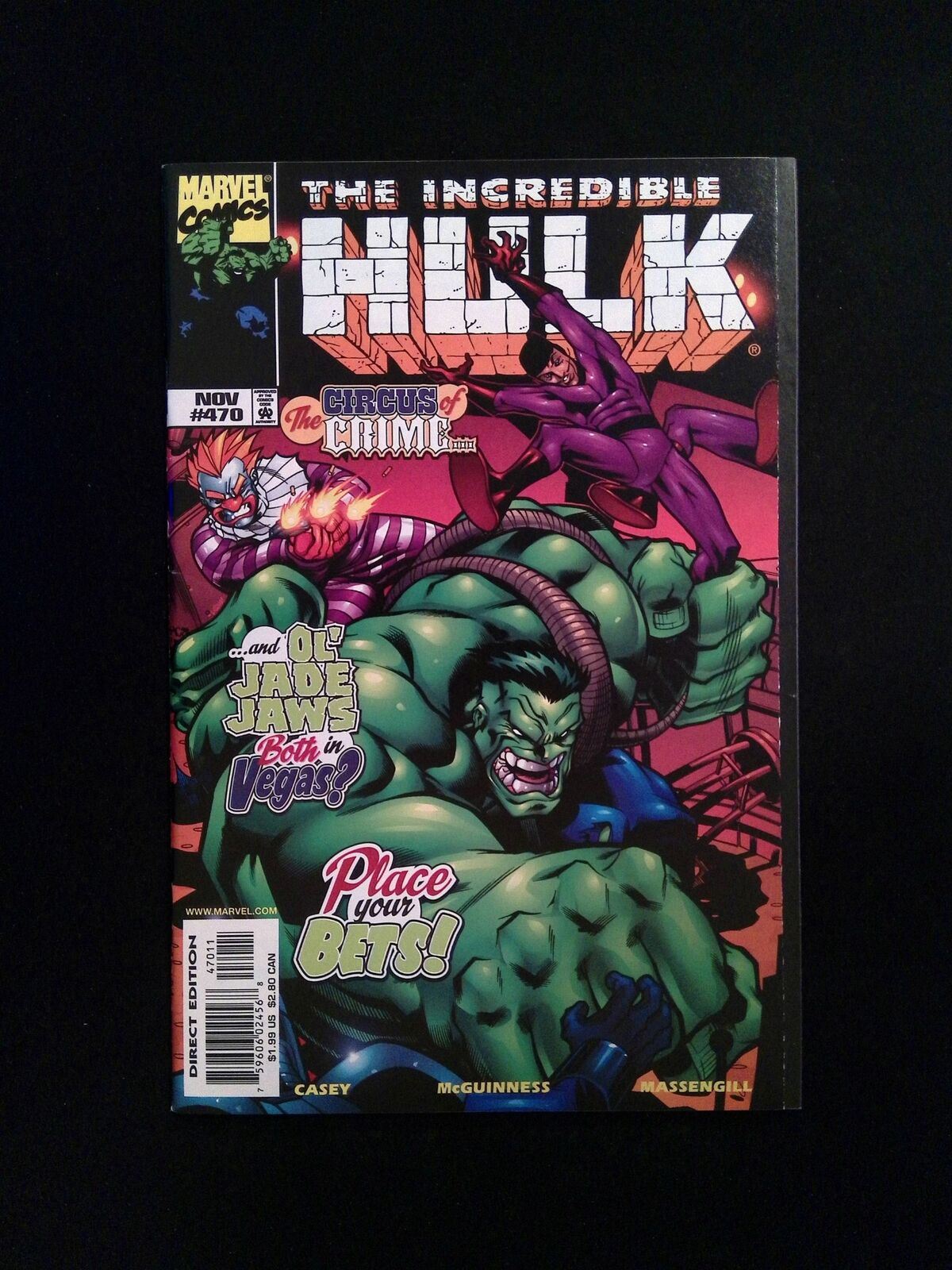 Incredible Hulk #470  MARVEL Comics 1998 VF+