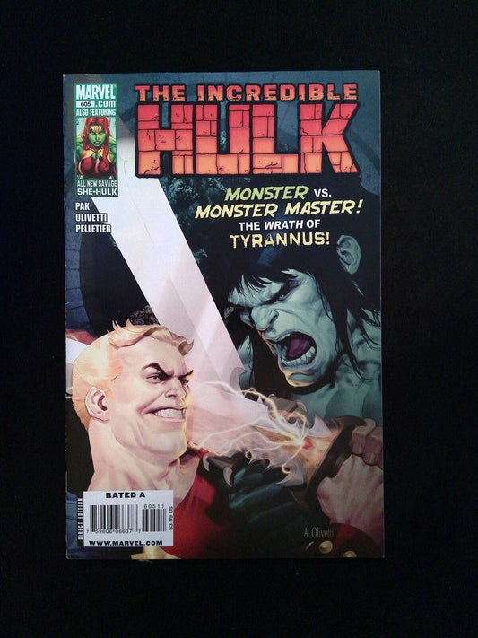 Incredible Hulk #605 (3RD SERIES) MARVEL Comics 2010 VF+