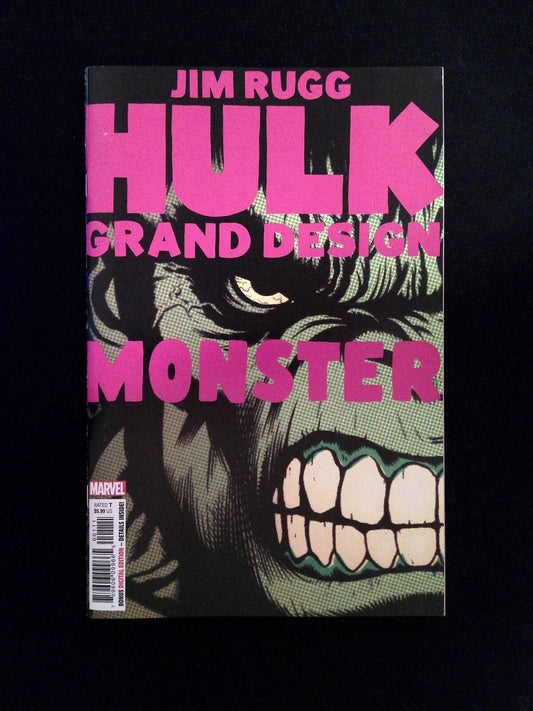 Hulk Grand Design Monster #1  Marvel Comics 2022 VF/NM