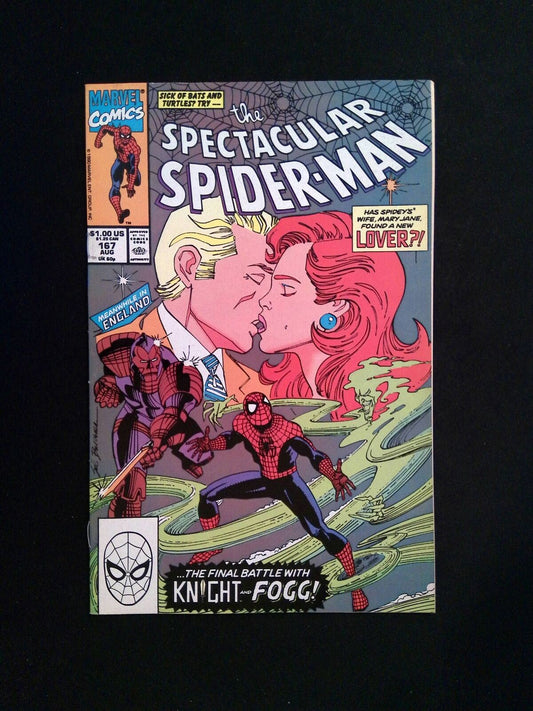 Spectacular Spider-Man  #167  MARVEL Comics 1990 VF+