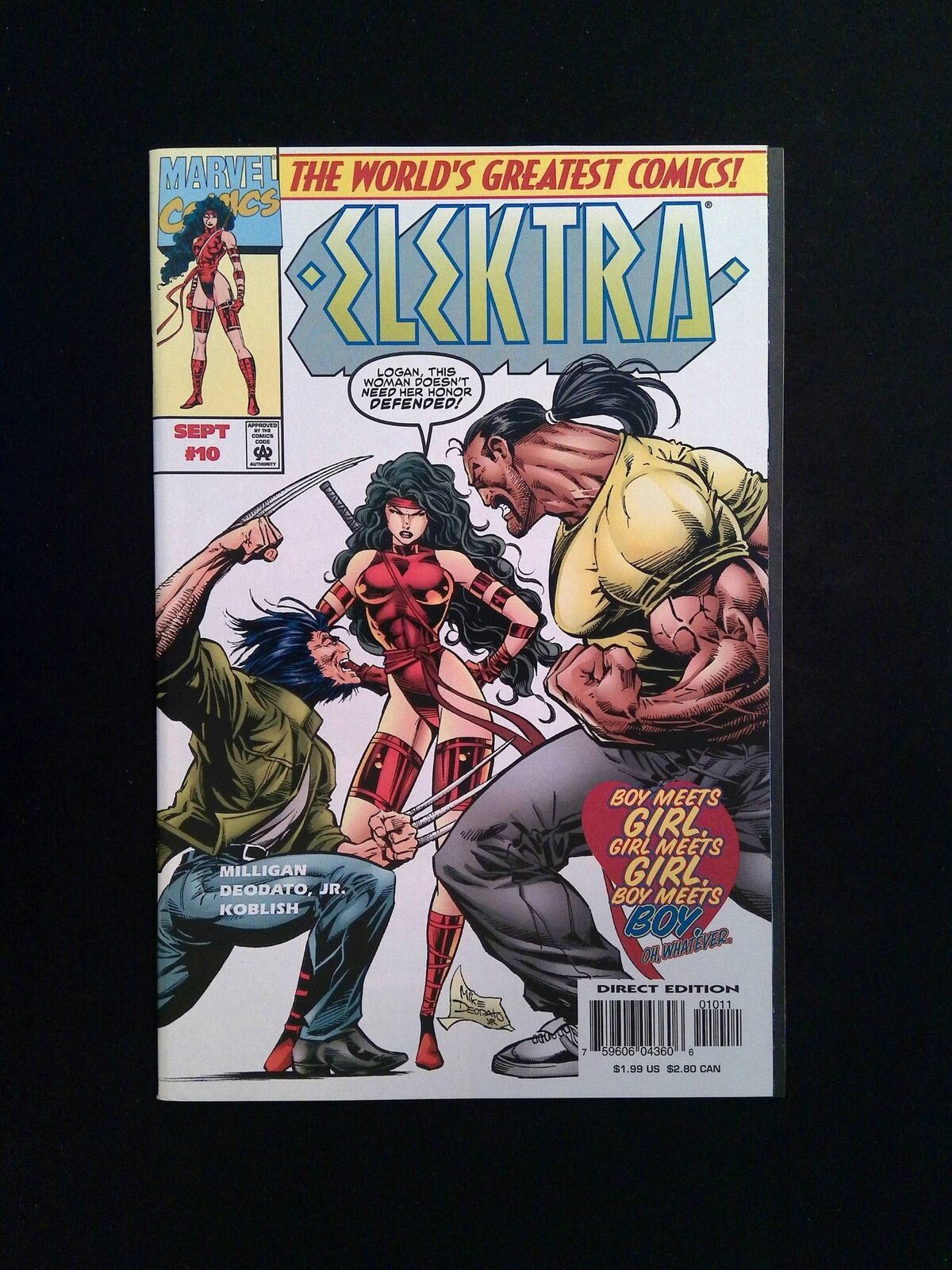 Elektra #10  MARVEL Comics 1997 VF+