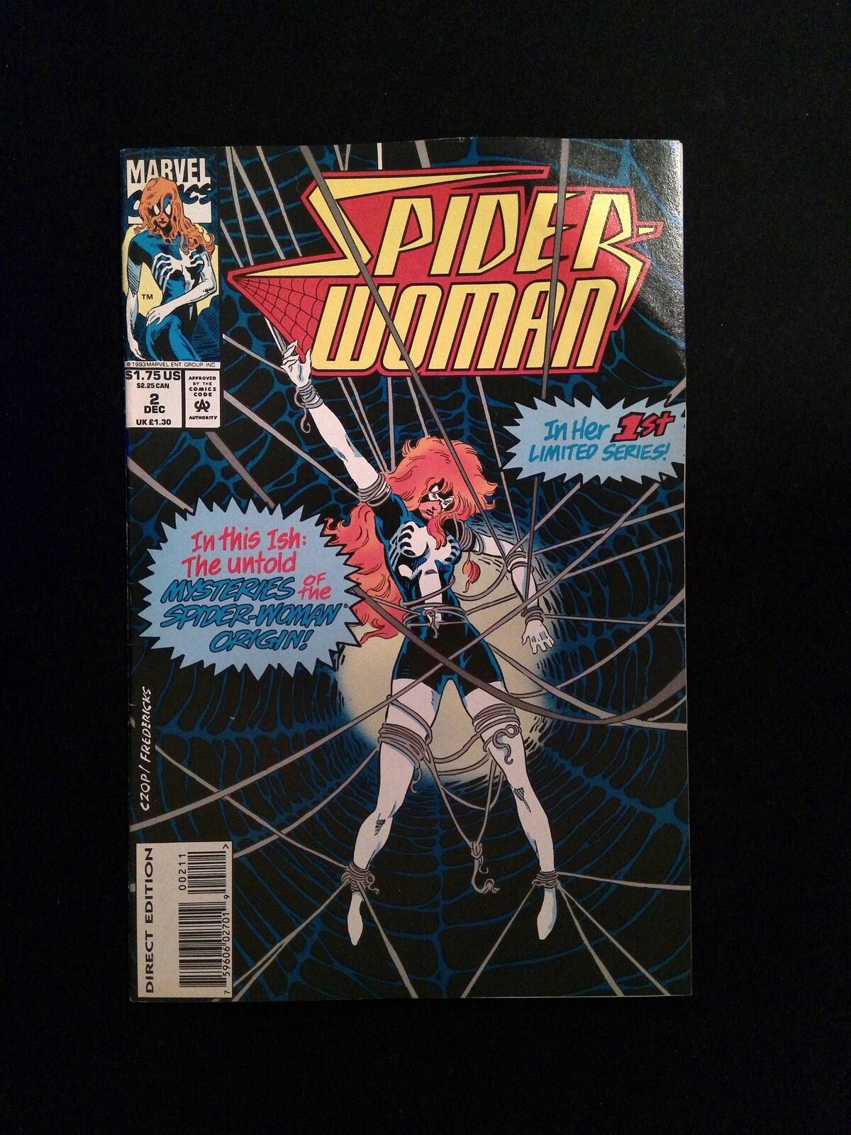 Spider-Woman #2 (2ND SERIES) MARVEL Comics 1993 VF