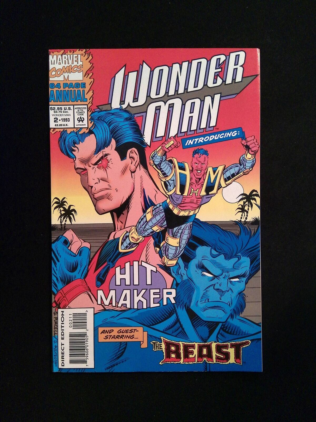 Wonder Man Annual #2  MARVEL Comics 1993 VF/NM