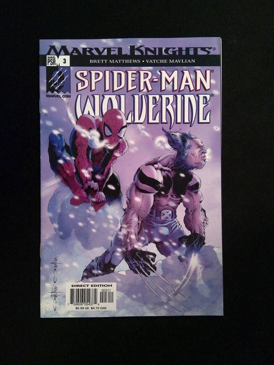 Spider-Man and Wolverine #3  MARVEL Comics 2003 VF+