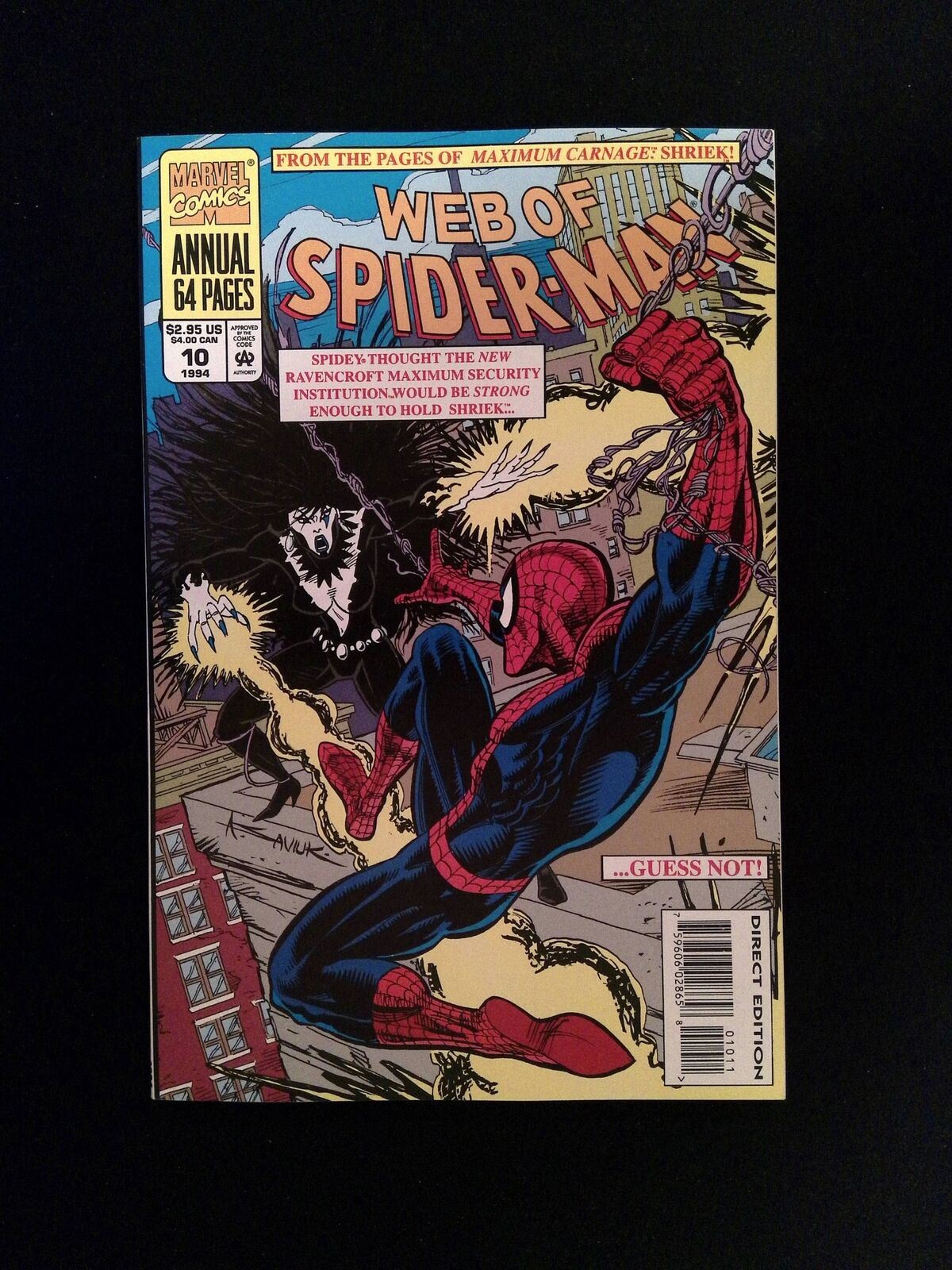 Web of  Spider-Man Annual #10  MARVEL Comics 1994 NM
