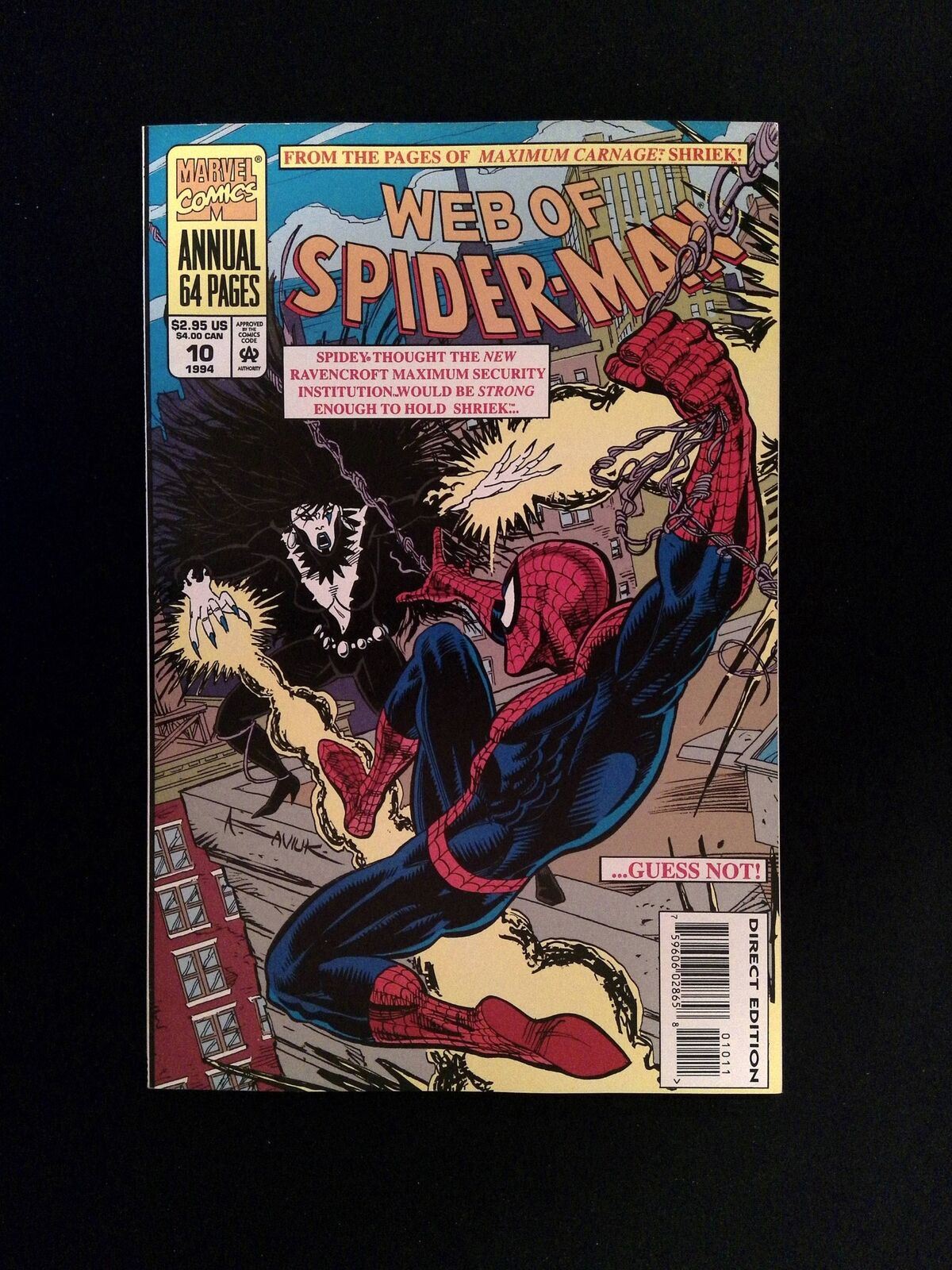 Web of  Spider-Man Annual #10  MARVEL Comics 1994 VF/NM