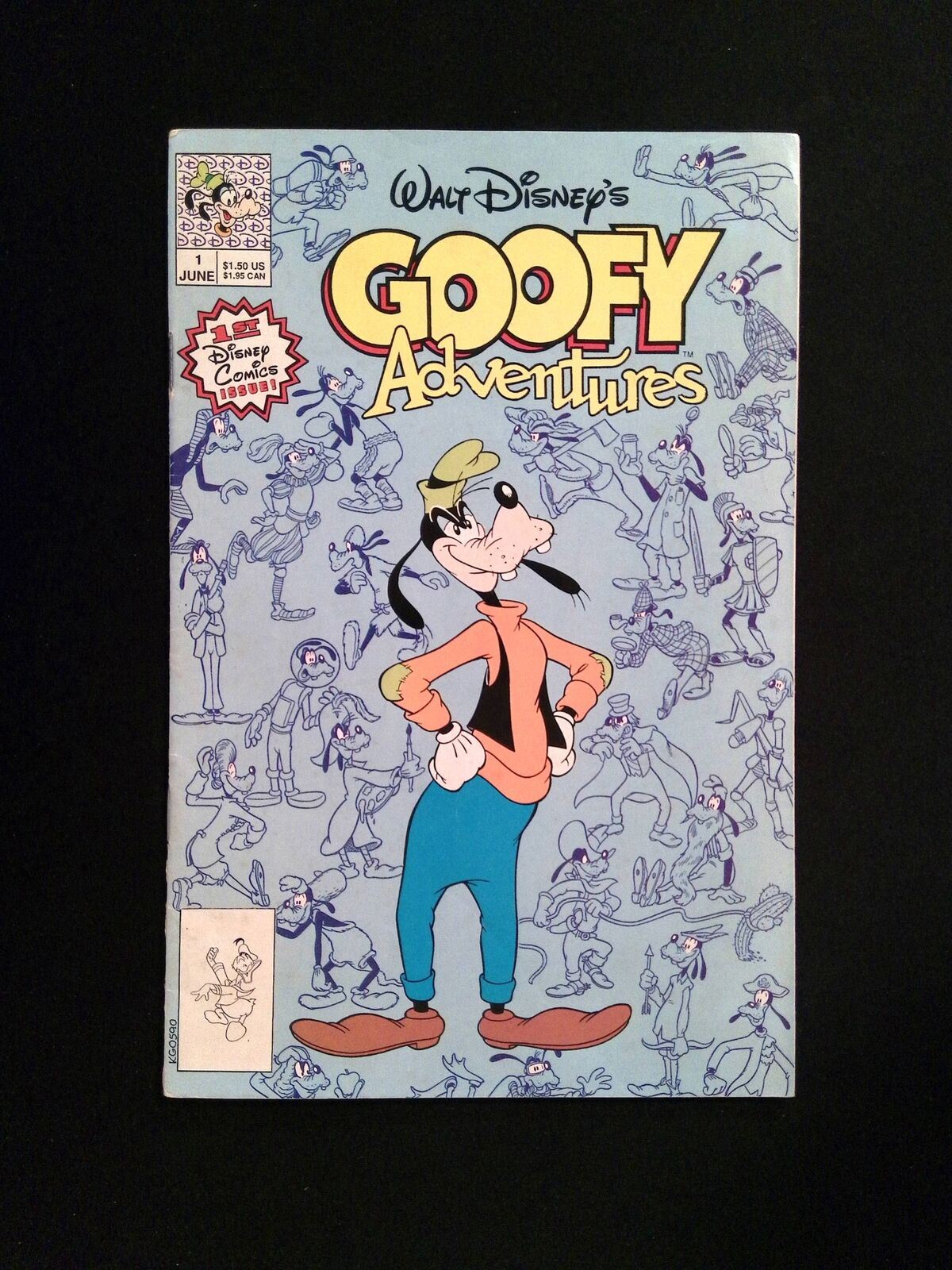 Goofy Adventures #1  WALT DISNEYy Comics 1990 VF-