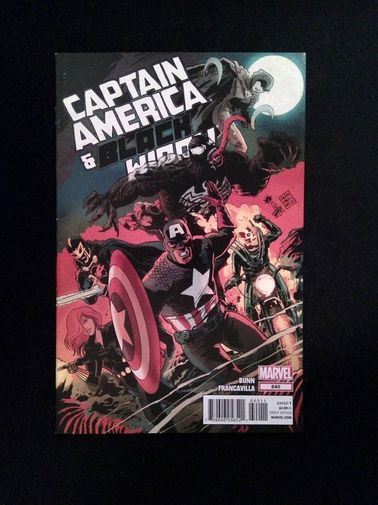 Captain America and Black Widow #640  MARVEL Comics 2013 VF+