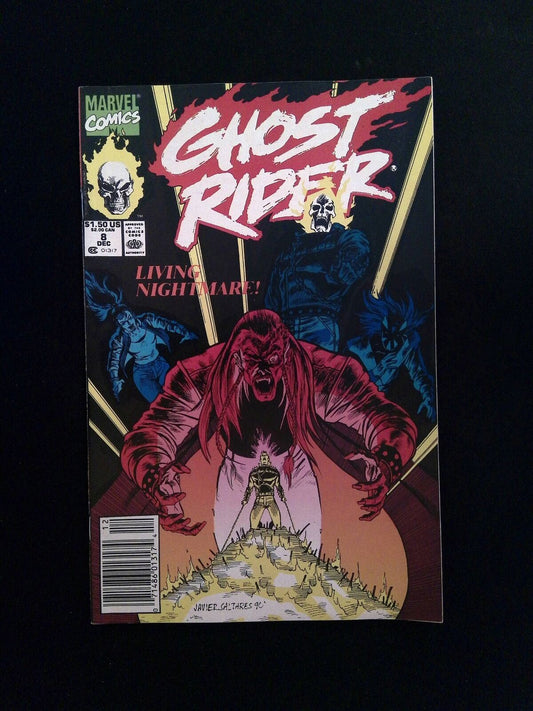Ghost Rider #8 (2ND SERIES) MARVEL Comics 1990 VF/NM NEWSSTAND