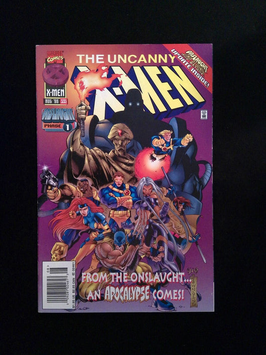 Uncanny X-Men #335  MARVEL Comics 1996 VF NEWSSTAND