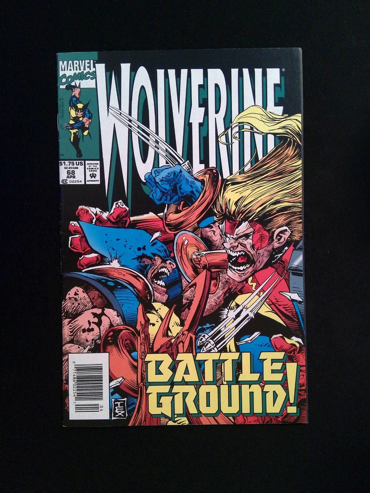 Wolverine #68  MARVEL Comics 1993 VF+ NEWSSTAND