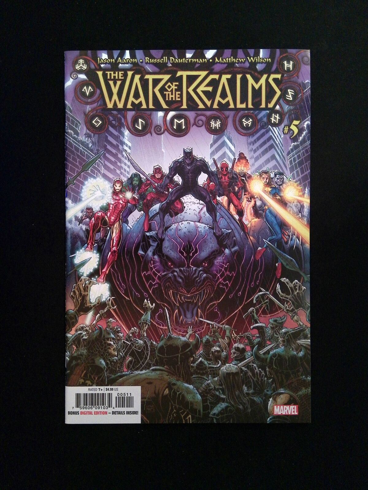 War Of The Realms  #5  Marvel Comics 2019 NM