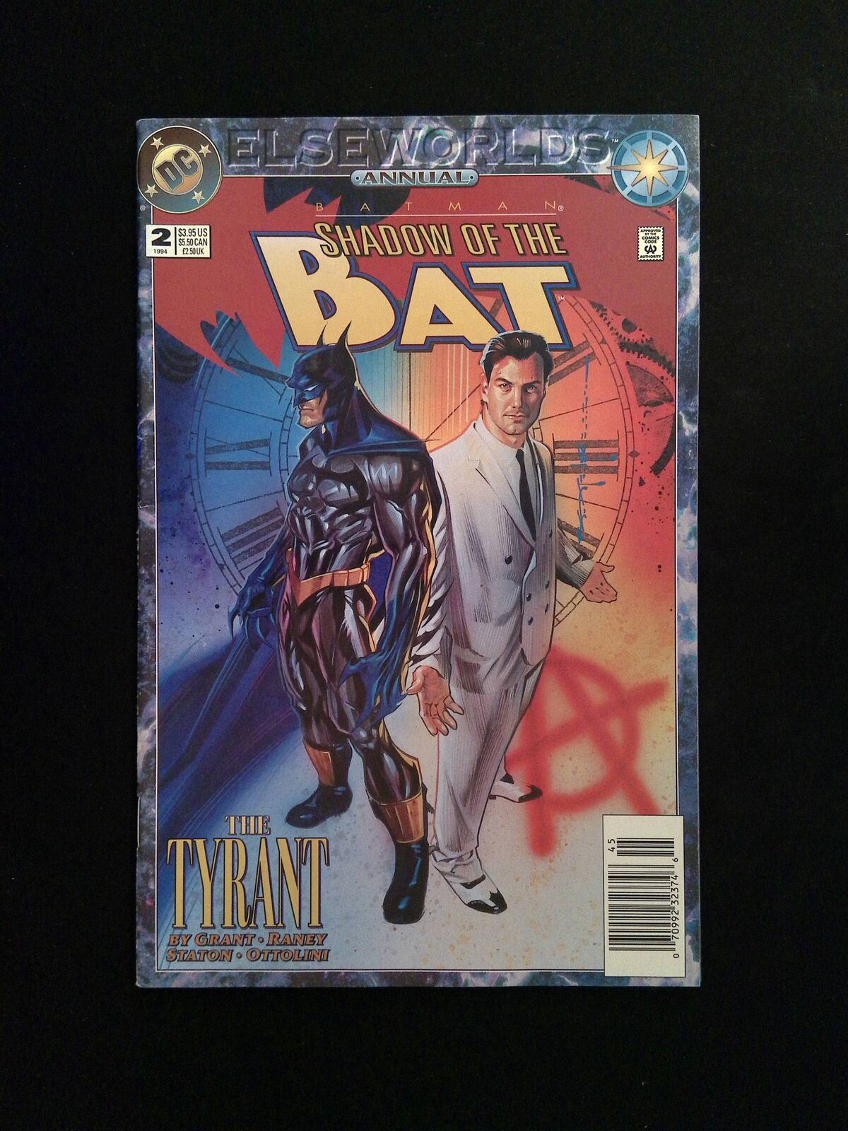 Batman Shadow Of The Bat Annual #2  DC Comics 1994 VF+ Newsstand