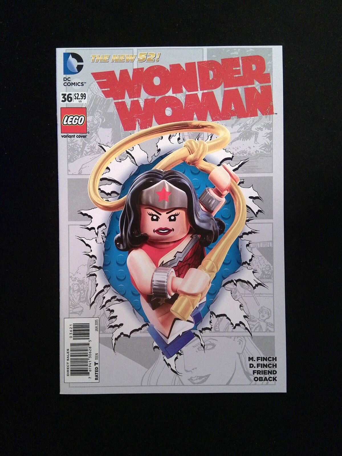 Wonder Woman #36B (4TH SERIES) DC Comics 2015 NM  FINCH VARIANT