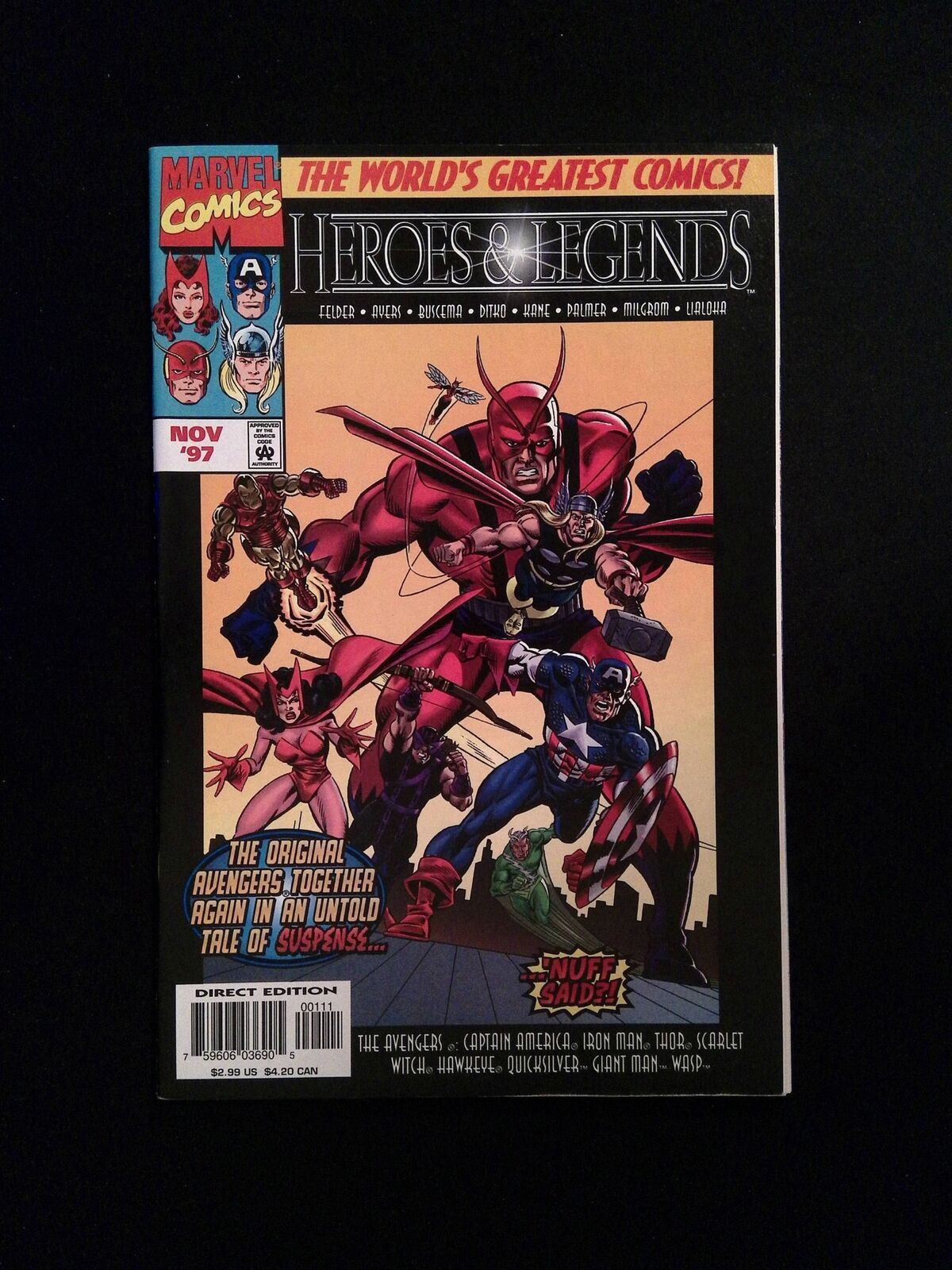 Marvel Heroes And Legends #1  Marvel Comics 1997 VF+