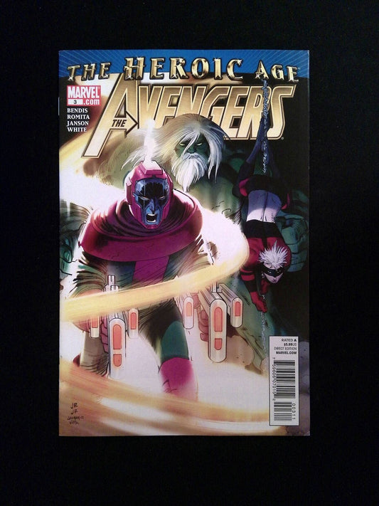 Avengers #3 (4TH SERIES) MARVEL Comics 2010 VF/NM