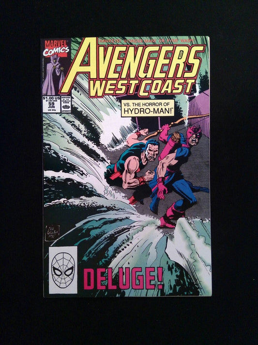 West Coast Avengers #59  MARVEL Comics 1990 VF+