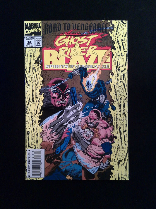 Ghost Rider Blaze Spirits Of Vengeance #14  MARVEL Comics 1993 VF/NM