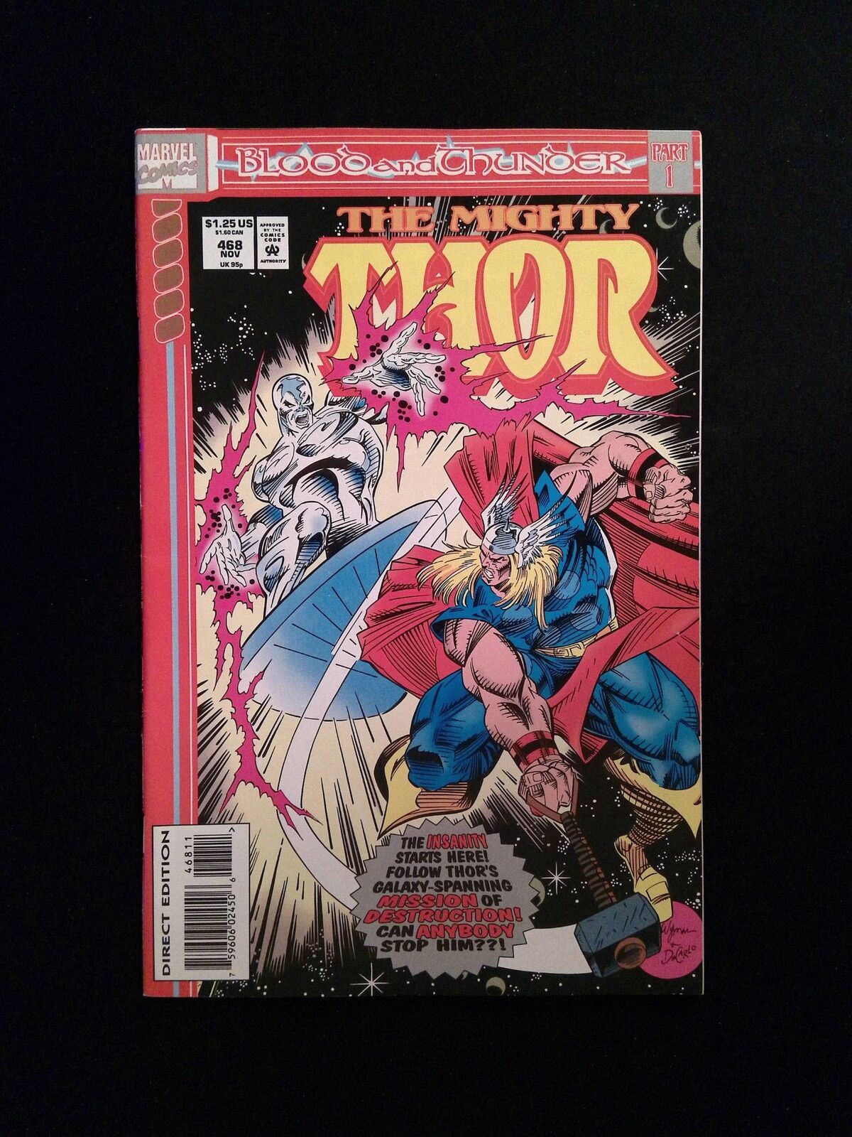 Thor #468  MARVEL Comics 1993 VF/NM